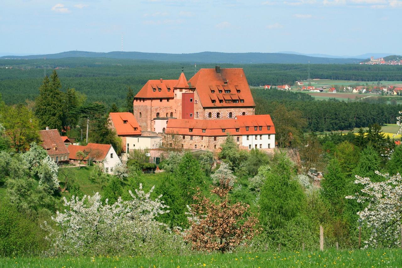 Cvjm Jugendherberge Burg Wernfels Spalt Exteriér fotografie